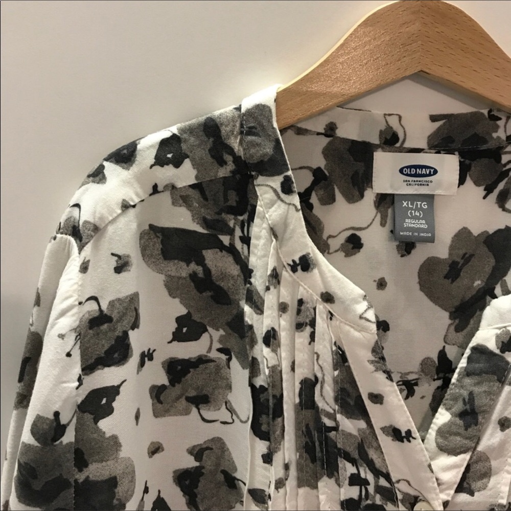 Floral Button-Down Shirt Dress